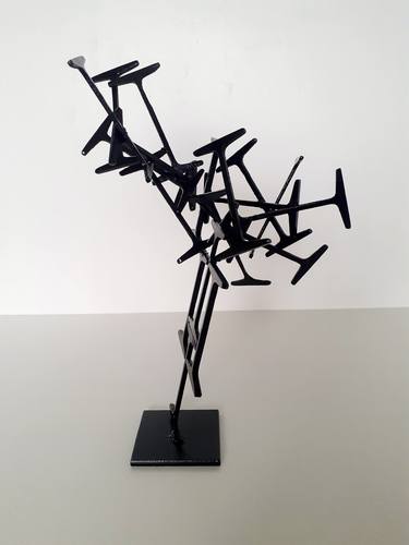 Original Abstract Expressionism Abstract Sculpture by Stephane Binet