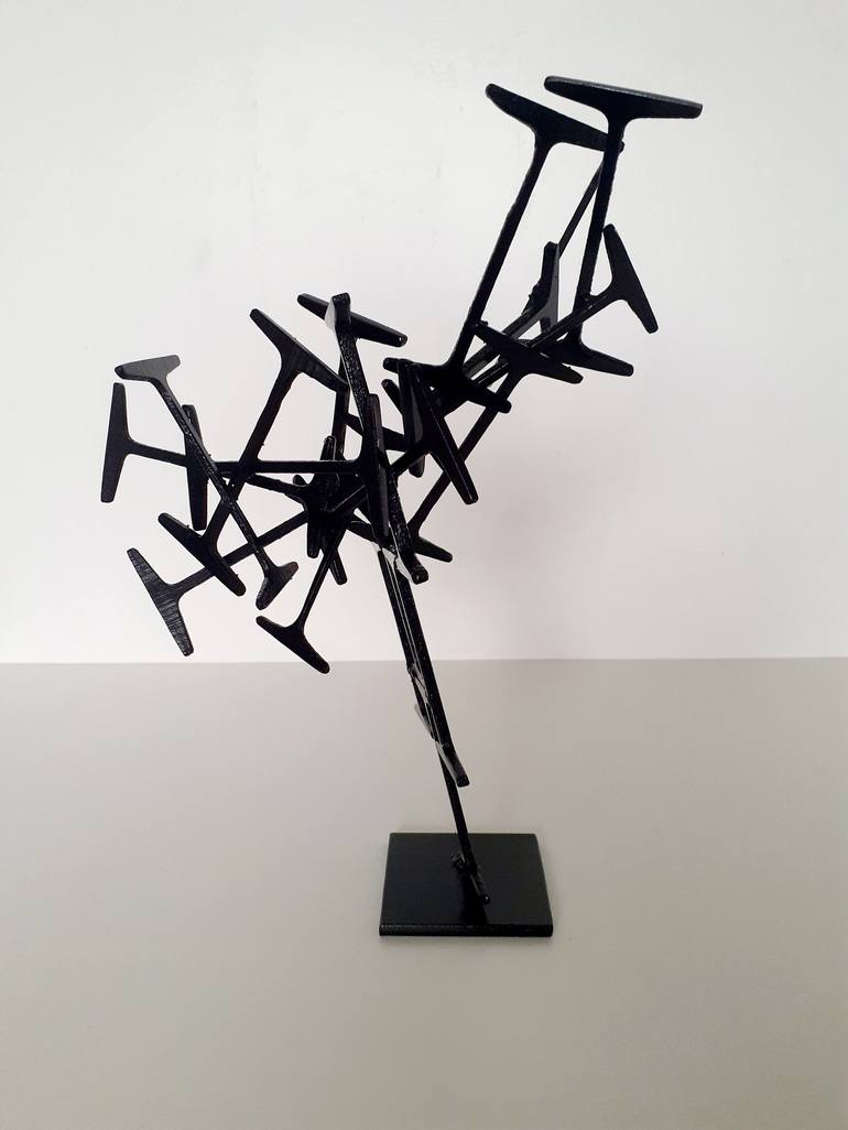 Original Abstract Expressionism Abstract Sculpture by Stephane Binet