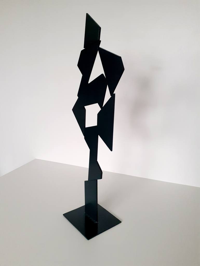 Original Art Deco Abstract Sculpture by Stephane Binet