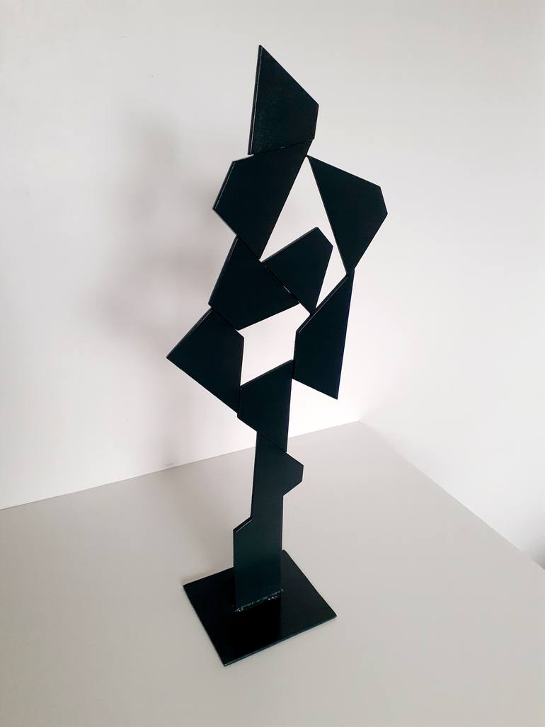 Original Art Deco Abstract Sculpture by Stephane Binet