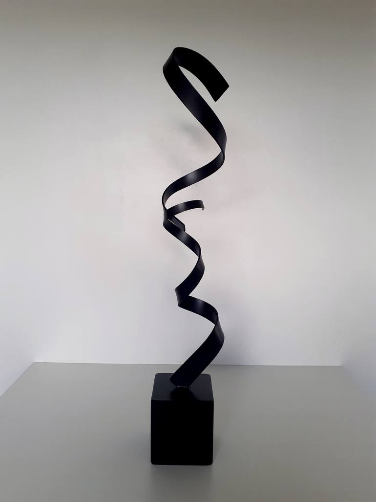 Original Art Deco Abstract Sculpture by Stephane Binet