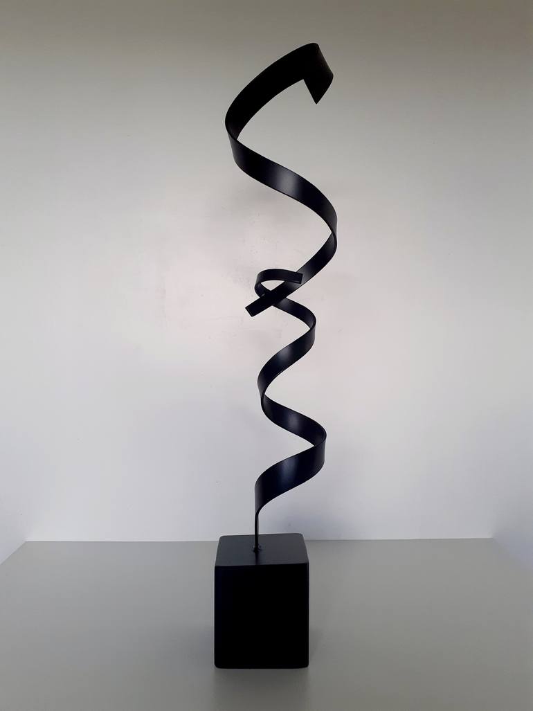 Original Art Deco Abstract Sculpture by Stephane Binet