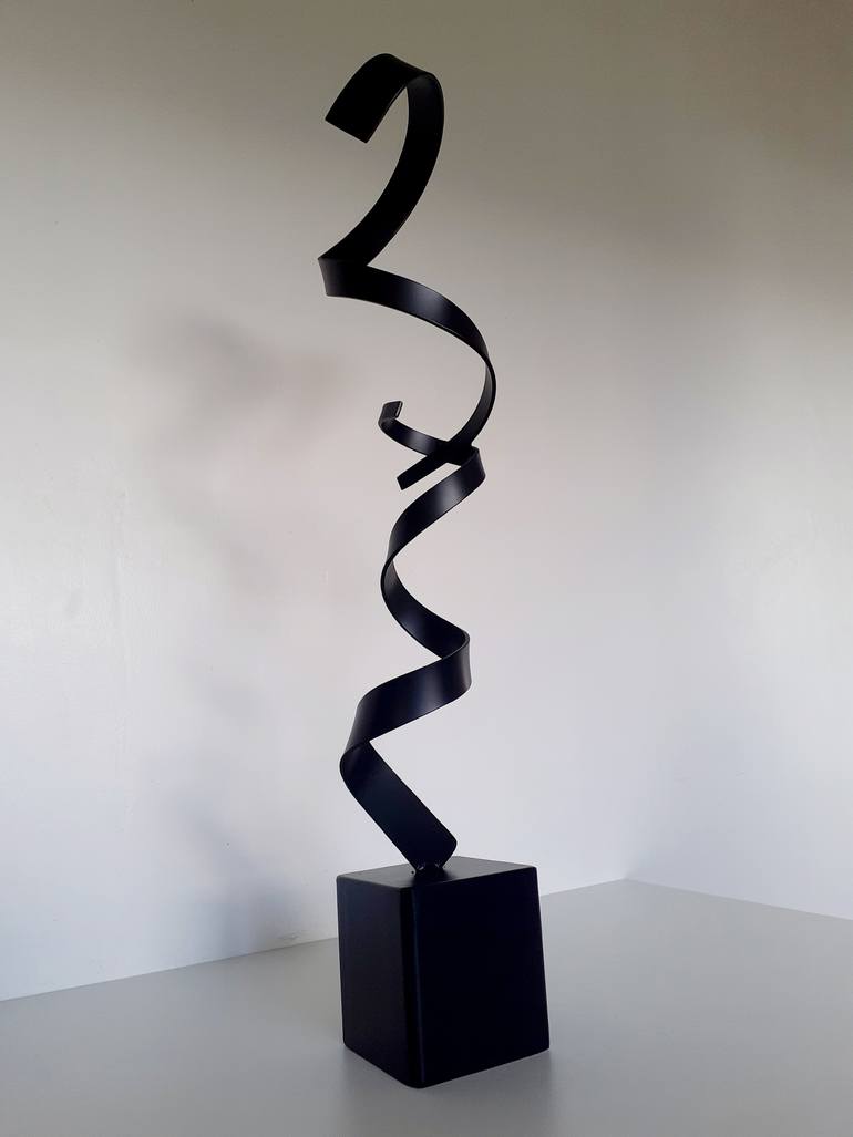 Original Art Deco Abstract Sculpture by Stephane Binet