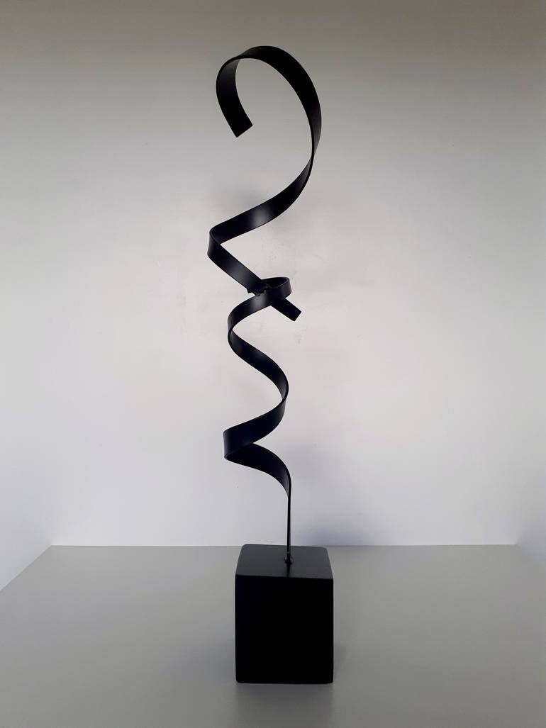 Original Art Deco Abstract Sculpture by Stephane Binet