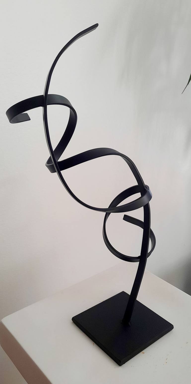 Original Art Deco Abstract Sculpture by Stephane Binet