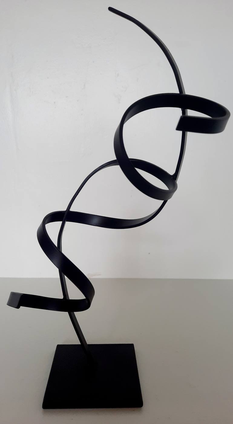 Original Art Deco Abstract Sculpture by Stephane Binet