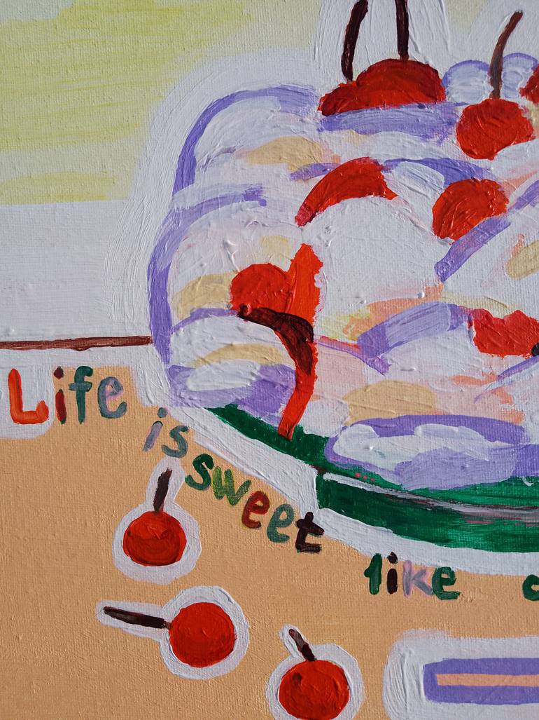Original Conceptual Food & Drink Painting by Ynia Oste
