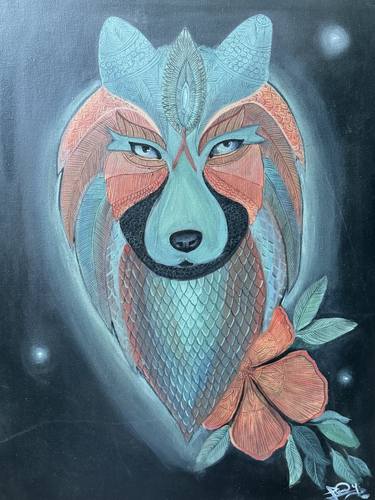 Original Abstract Animal Paintings by Simmy Kaipanthodi