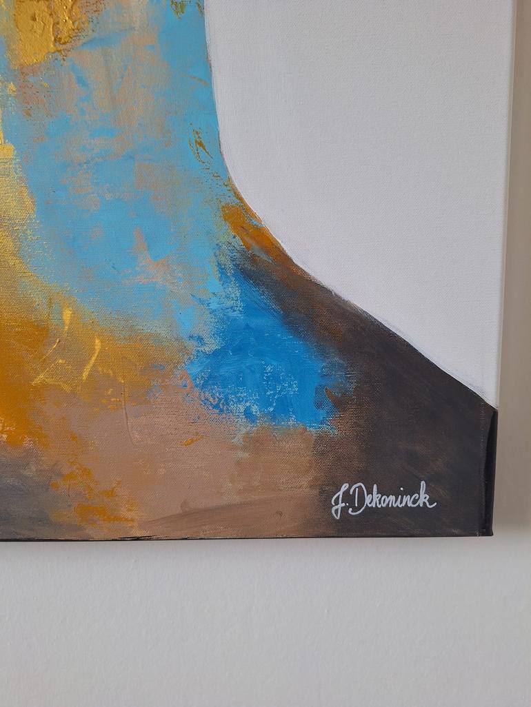 Original Abstract People Painting by Julie Dekoninck