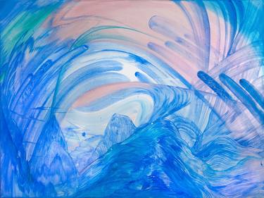 Original Abstract Expressionism Abstract Painting by Sunmyung Hann