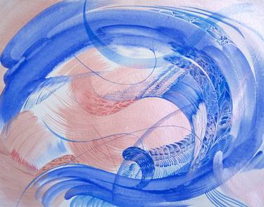 Original Abstract Expressionism Abstract Painting by Sunmyung Hann