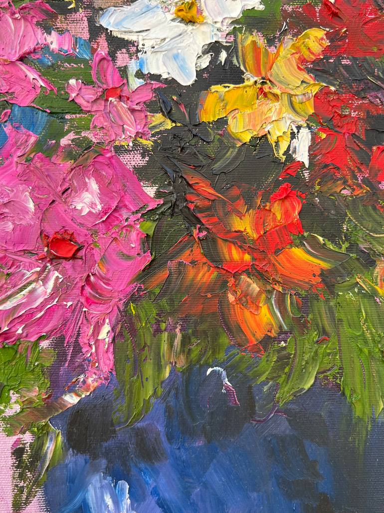 Original Impressionism Botanic Painting by Selma Sahetmammedov
