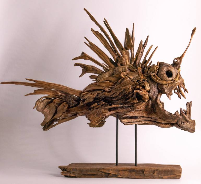 Original Abstract Animal Sculpture by Bozhidar Yanakiev