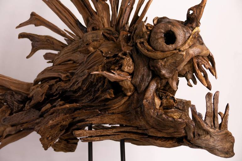 Original Abstract Animal Sculpture by Bozhidar Yanakiev