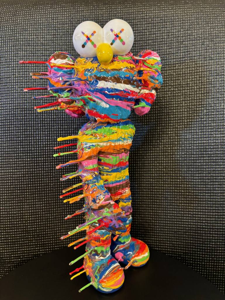 Original Art Deco Cartoon Sculpture by Genedieve Genedieve