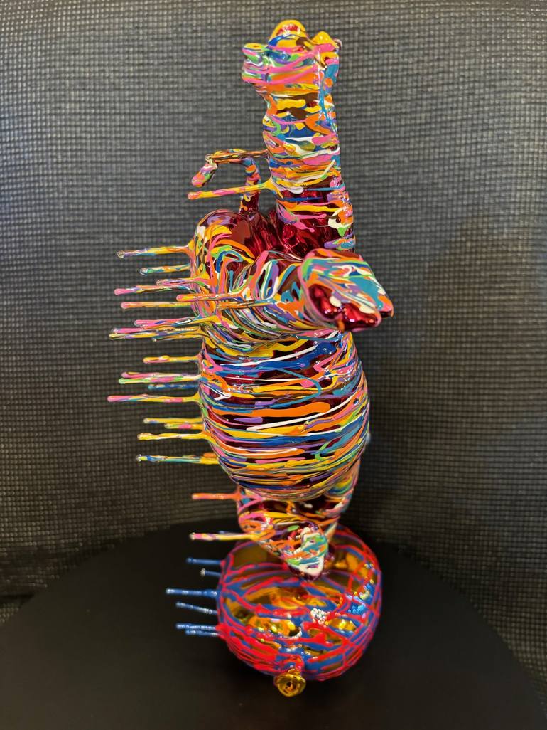 Original Art Deco Animal Sculpture by Genedieve Genedieve