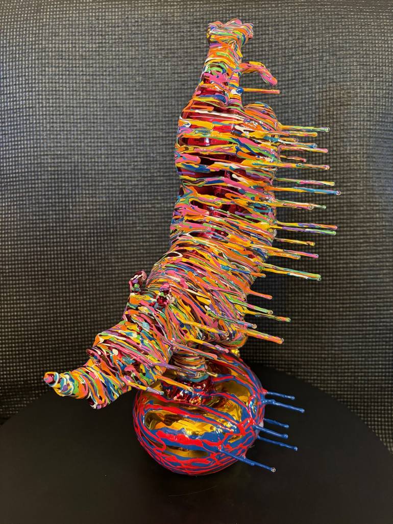 Original Art Deco Animal Sculpture by Genedieve Genedieve