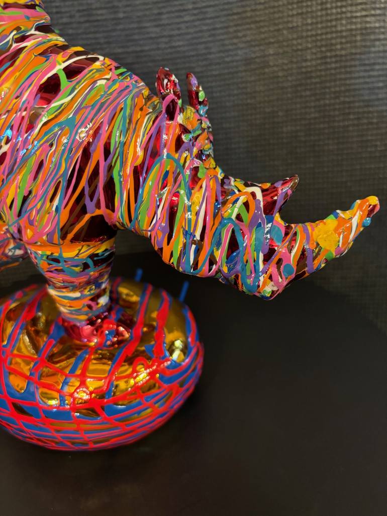 Original Art Deco Animal Sculpture by Genedieve Genedieve