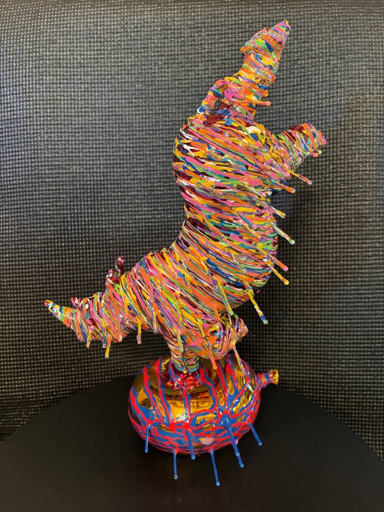 Original Art Deco Animal Sculpture by Genedieve Genedieve