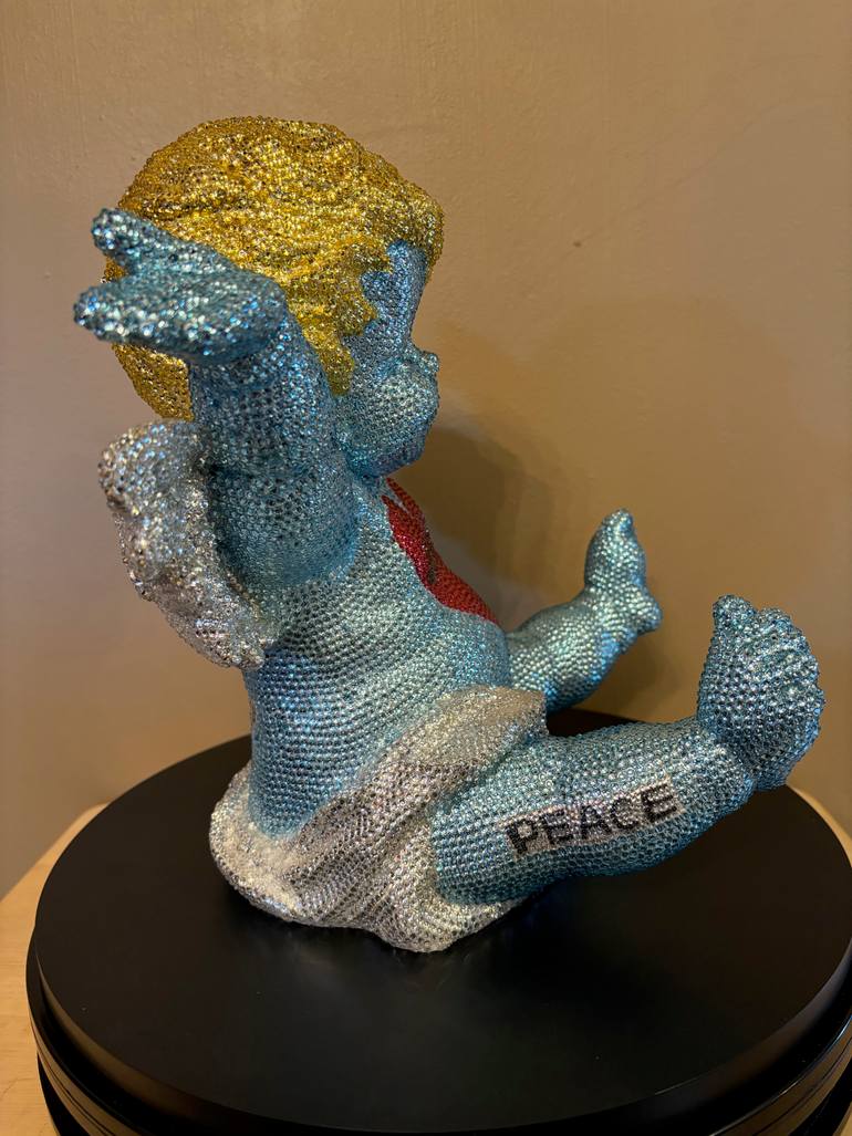 Original Art Deco Pop Culture/Celebrity Sculpture by Genedieve Genedieve