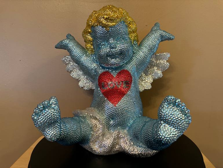 Original Art Deco Pop Culture/Celebrity Sculpture by Genedieve Genedieve