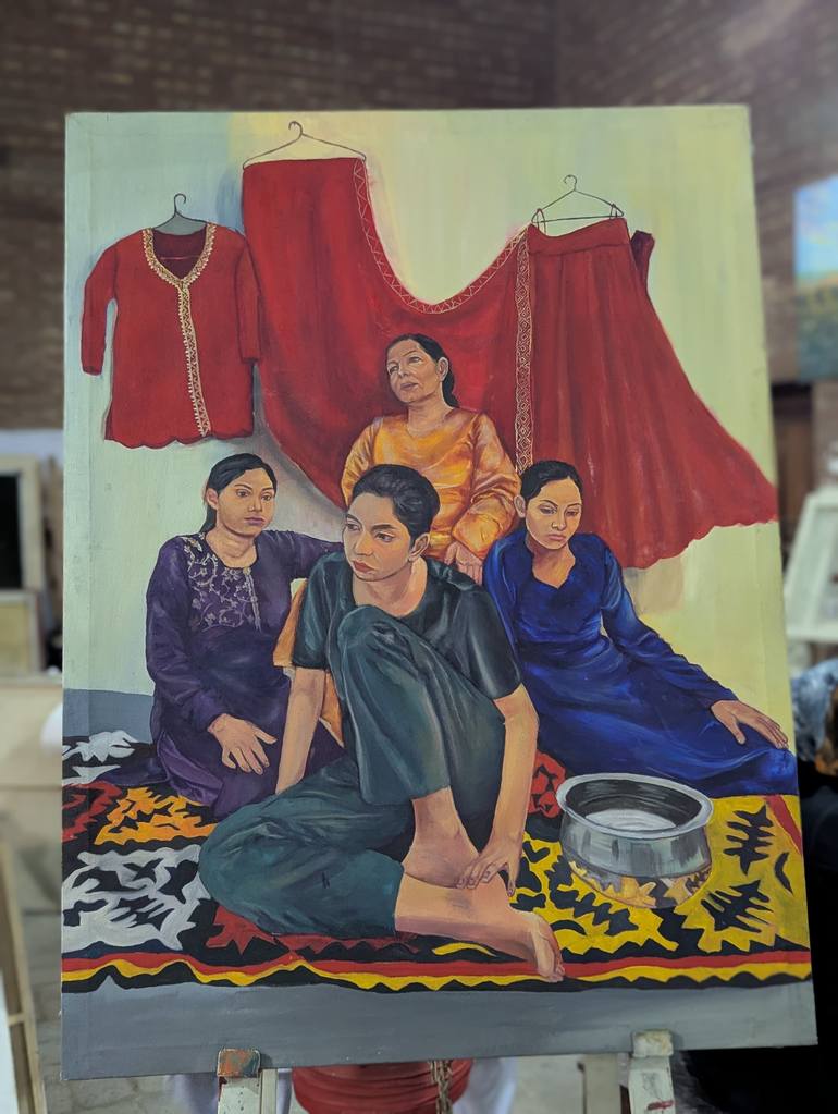 Original Classicism Animal Painting by Izzat Chuhan