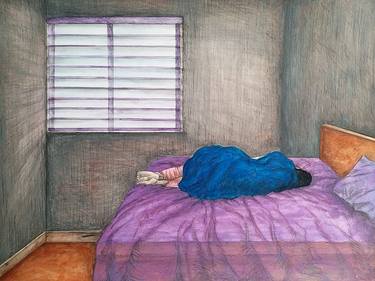 Original Expressionism Women Mixed Media by Hanna Y