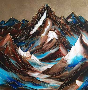 Original Abstract Expressionism Nature Mixed Media by Hanna Y