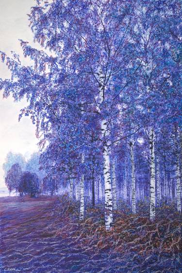 Original Figurative Landscape Mixed Media by Charlotte Eder