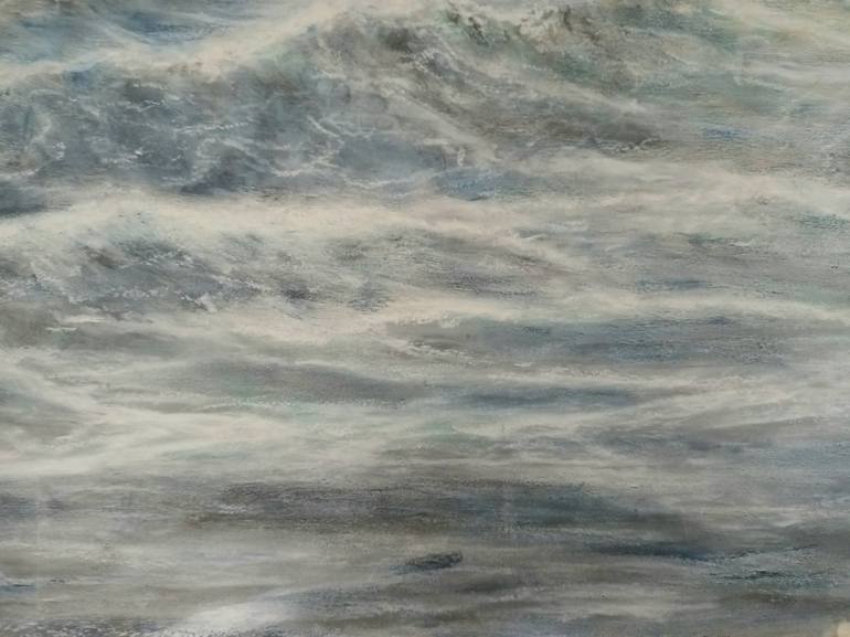 Original Realism Seascape Mixed Media by Charlotte Eder