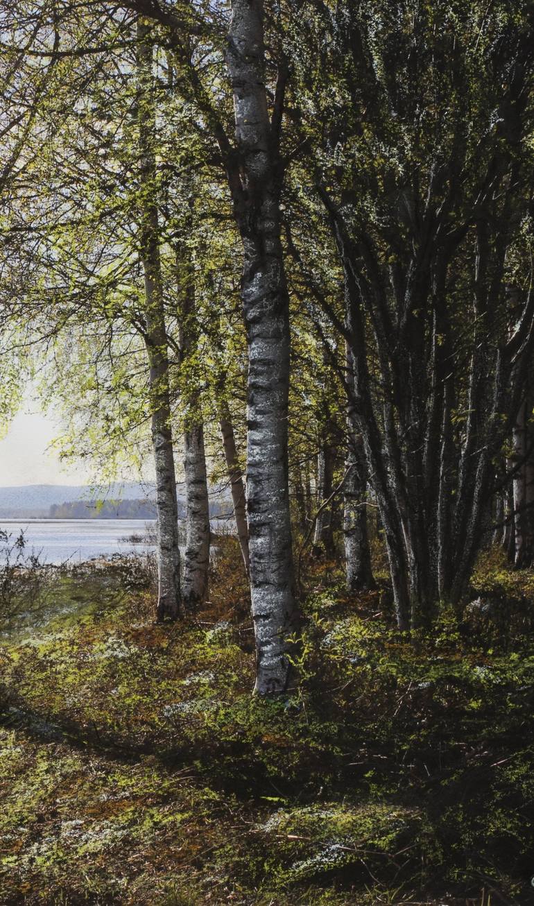 Original Figurative Landscape Mixed Media by Charlotte Eder