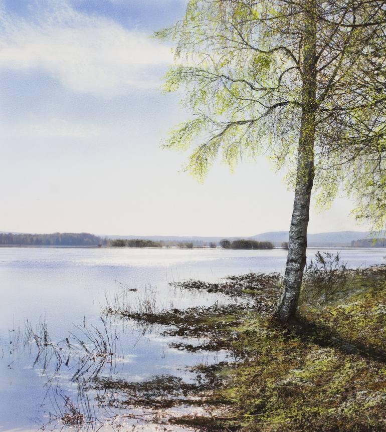 Original Figurative Landscape Mixed Media by Charlotte Eder