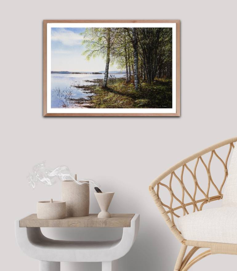 Original Figurative Landscape Mixed Media by Charlotte Eder