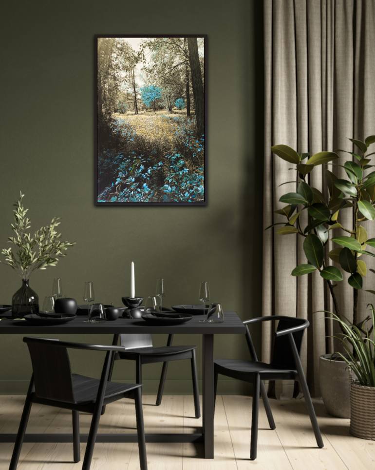 Original Impressionism Landscape Mixed Media by Charlotte Eder