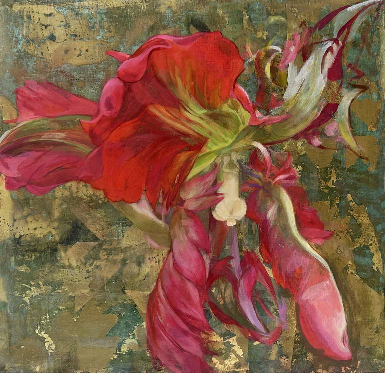 Original Realism Floral Painting by Eva Buchmuller