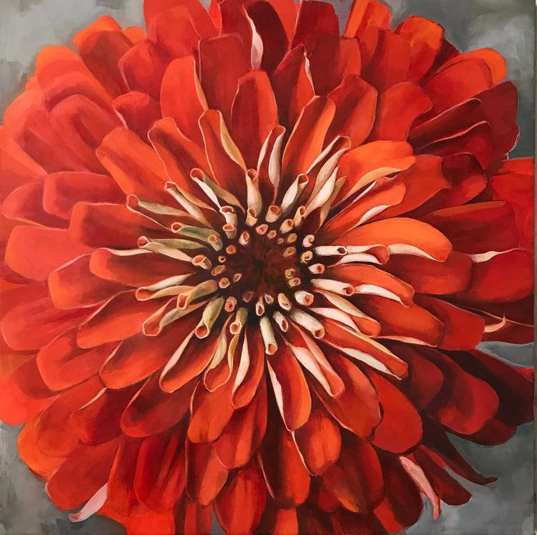 Original Realism Floral Painting by Eva Buchmuller