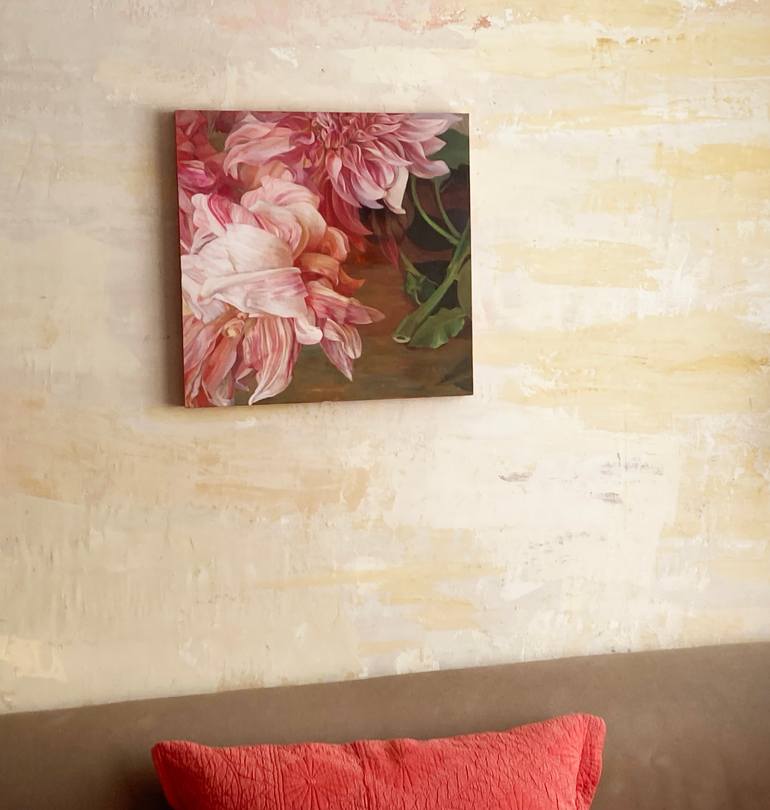 Original Figurative Floral Painting by Eva Buchmuller