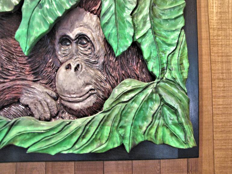 Original Realism Animal Sculpture by Richard Vest