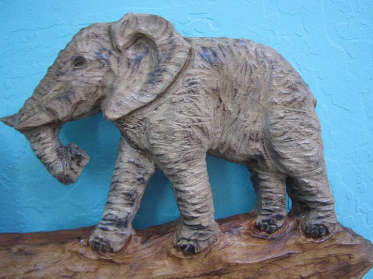 Original Realism Animal Sculpture by Richard Vest