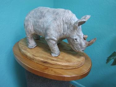 Original Contemporary Animal Sculpture by Richard Vest