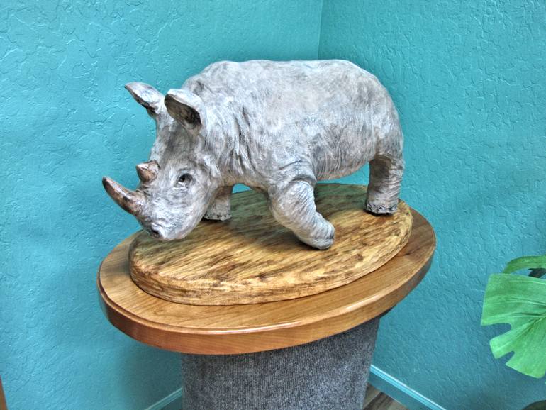 Original Contemporary Animal Sculpture by Richard Vest