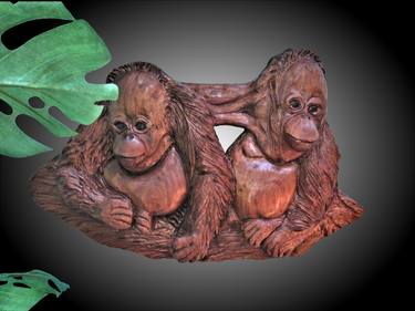 Original Figurative Animal Sculpture by Richard Vest