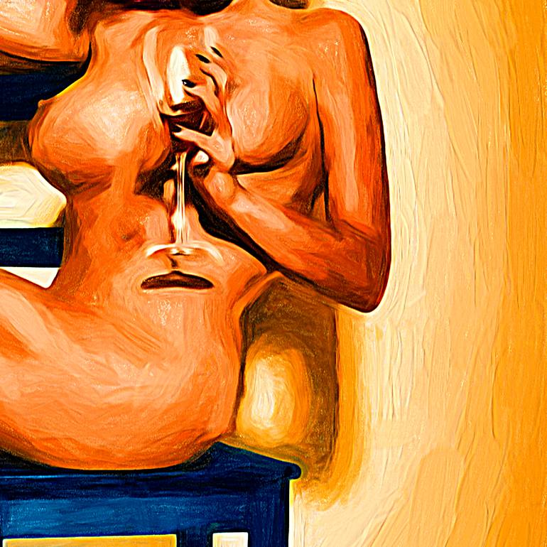 Original Digital Art Erotic Mixed Media by Tobias Ginski