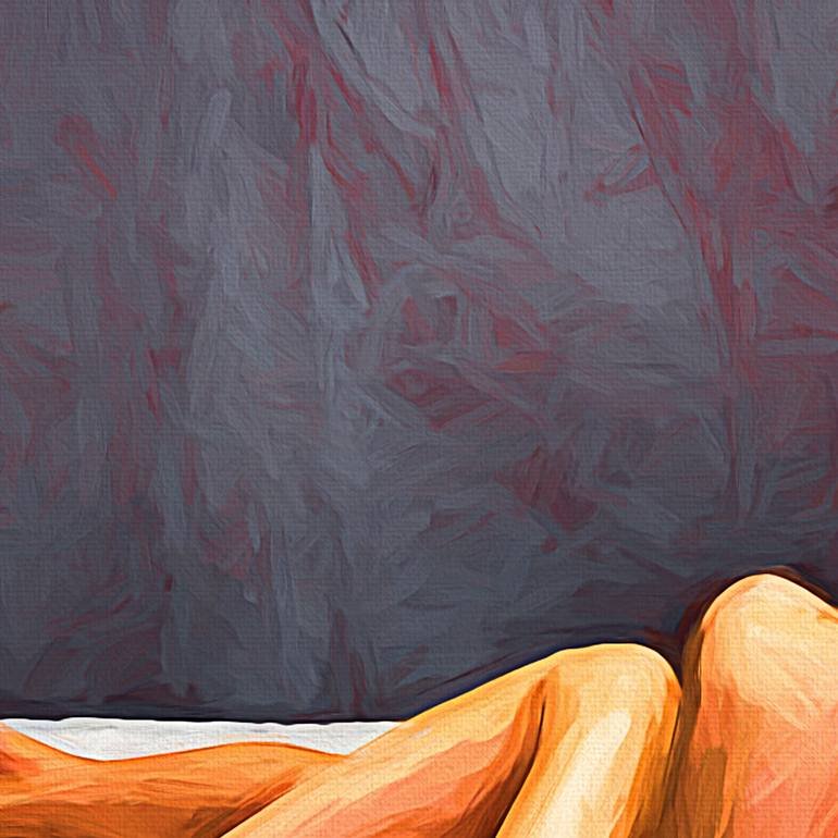 Original Digital Art Nude Mixed Media by Tobias Ginski