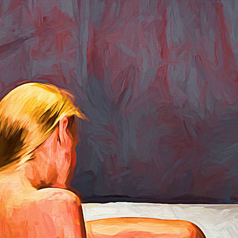 Original Digital Art Nude Mixed Media by Tobias Ginski