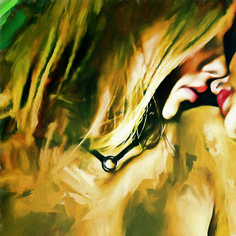 Original Digital Art Erotic Mixed Media by Tobias Ginski