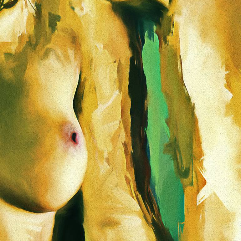 Original Digital Art Erotic Mixed Media by Tobias Ginski