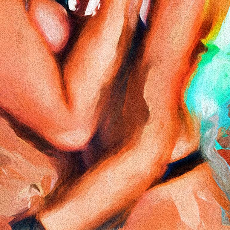 Original Digital Art Erotic Mixed Media by Tobias Ginski