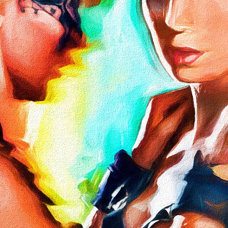 Original Digital Art Erotic Mixed Media by Tobias Ginski