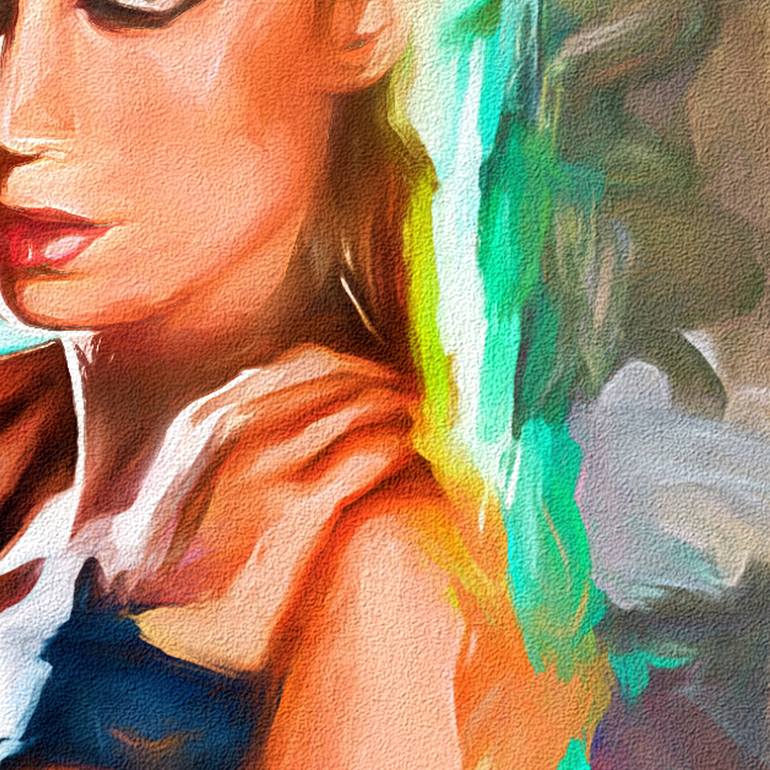 Original Digital Art Erotic Mixed Media by Tobias Ginski
